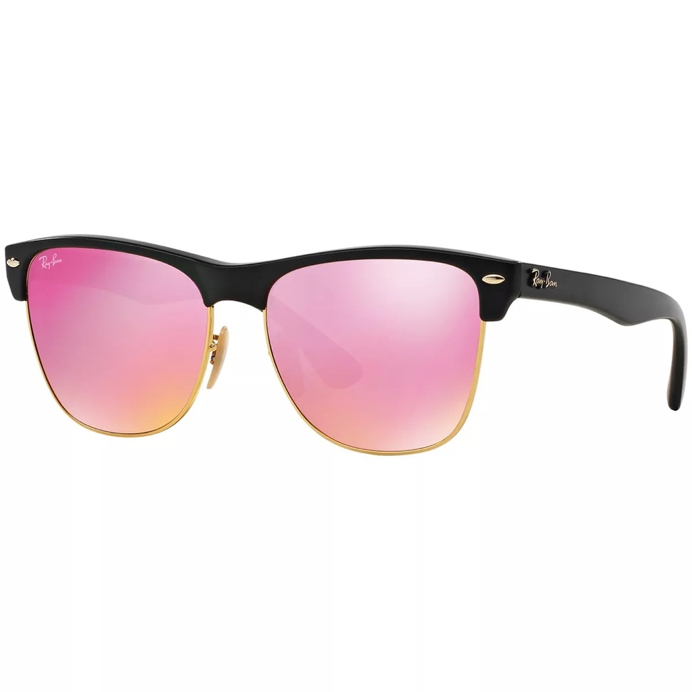 Rayban oversized Clubmaster glasses with case